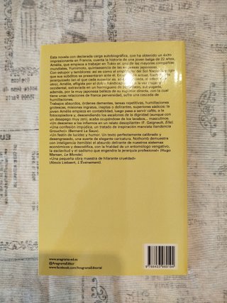 Estupor y temblores - Amelie Nothomb
