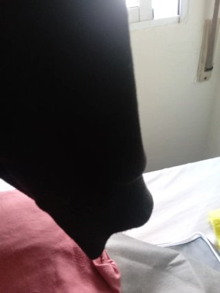 Jersey de señora negro manga larga