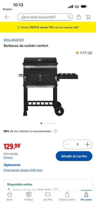 Barbacoa portátil y Accesorios