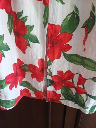 Vestido MNG Estampado Flores Rojas