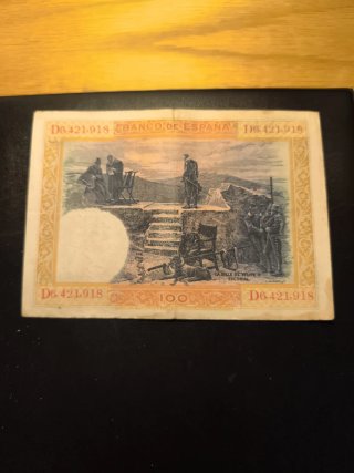 Billetes 100 Pesetas España 1925