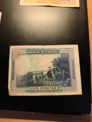Billetes 100 Pesetas España 1925