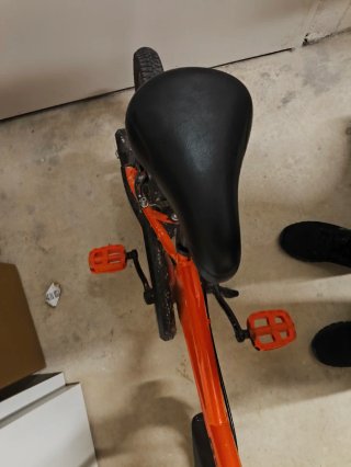 Bici infantil naranja 16 pulgadas Decathlon