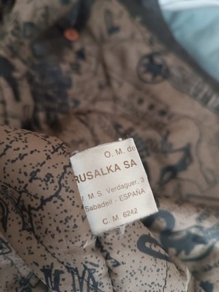 Chaqueta vintage estilo bomber  de cuero marrón