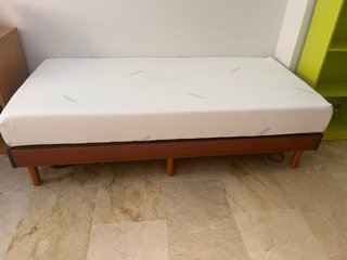 Cama articulada 90cm con colchón Tempur