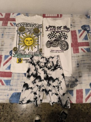 Conjunto 2 Camisetas y Leggings Tie-Dye