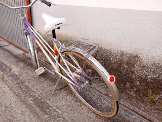 Bicicleta Confersil Morada y Blanca