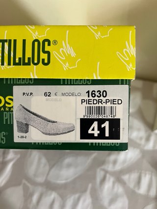 Zapatos Pitillos Beige Talla 41