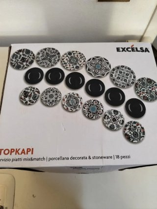 Set Piatti Excelsa Maioliche