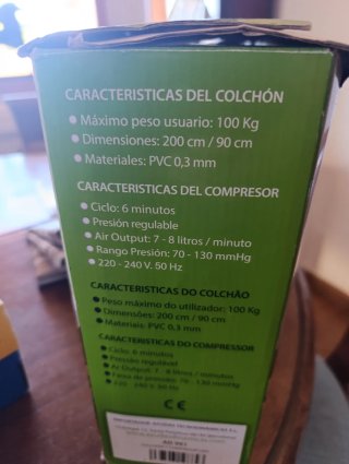 Materasso antidecubito ad aria a pressione alternata