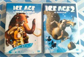 Películas Ice Age 1 y 2 DVD (Español)
