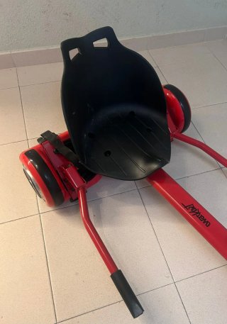 Hoverboard Rojo con Asiento