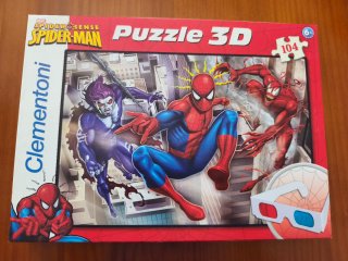 Puzzle 3D Spiderman Clementoni 104 piezas