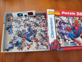 Puzzle 3D Spiderman Clementoni 104 piezas