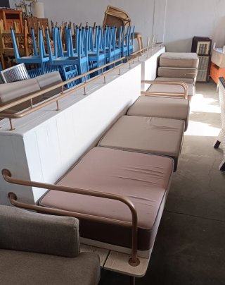 Sillones de jardín metal y madera