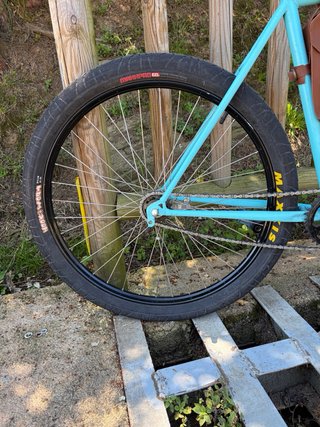 Bicicleta Fixie freno contrapedal