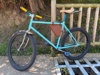 Bicicleta Fixie freno contrapedal