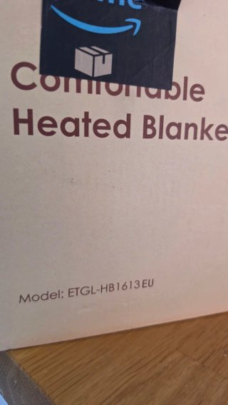Manta Eléctrica Sofá Nueva Gris/Blanco
