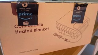 Manta Eléctrica Sofá Nueva Gris/Blanco