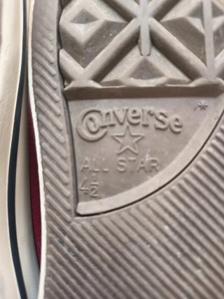 Converse rojas caña media 4,5