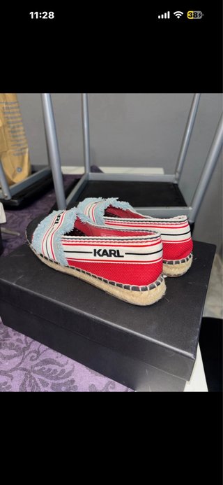 Alpargatas Karl Lagerfeld Rayas