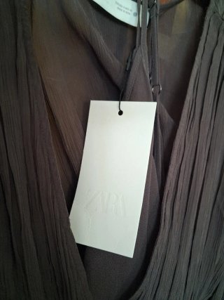 Vestido Zara Marrón Nuevo