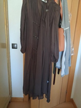 Vestido Zara Marrón Nuevo