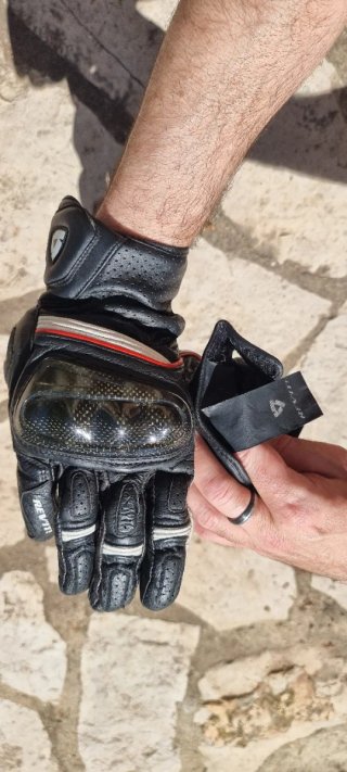 Guantes Moto REV'IT! Chicane Rojo Negro Talla L