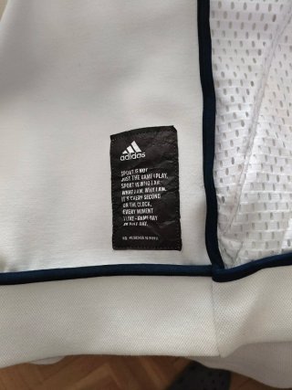 Sudadera Adidas Fleece Blanca Real Madrid