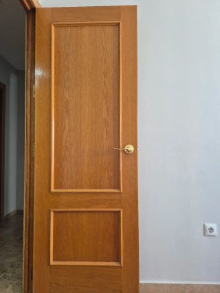 Puertas de madera con cristal