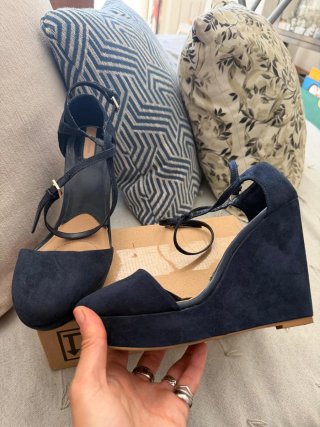 Zapatos de cuña Stradivarius Talla 40
