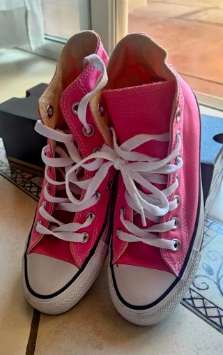 Converse rosas altas