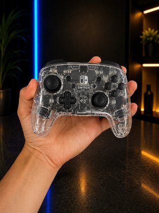 Mando Nintendo Switch Transparente