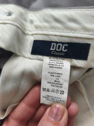 Traje de chaqueta gris