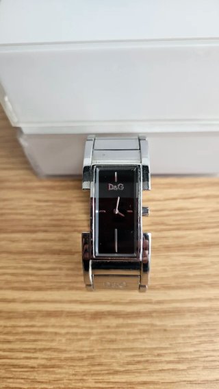 Reloj D&G Mujer Negro y Plateado