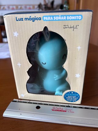 Lámpara dinosaurio verde
