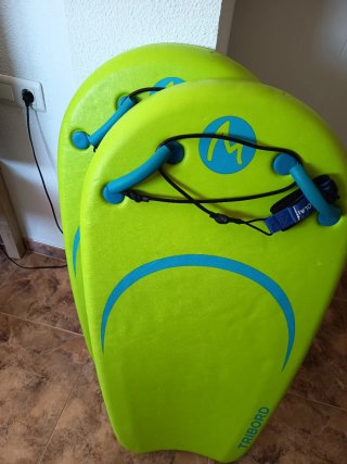 2 Tablas niño Triboard verde y azul