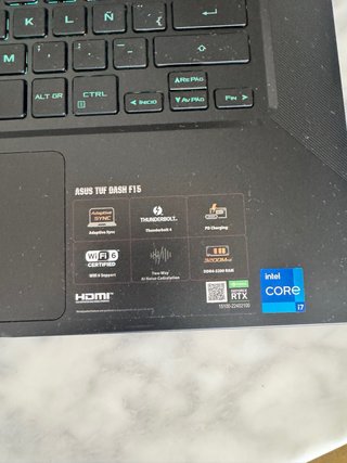 Portátil ASUS DASH F15 Nuevo