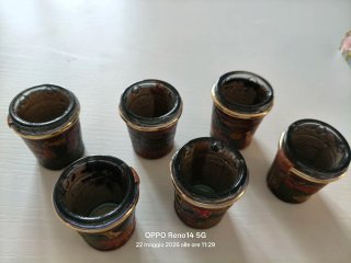 Set 4 Bicchierini Liquore Peruviani Cusco