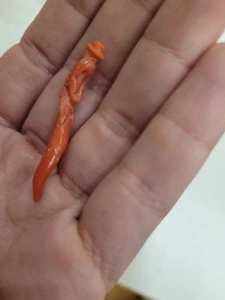 Gobbo portafortuna corallo rosso