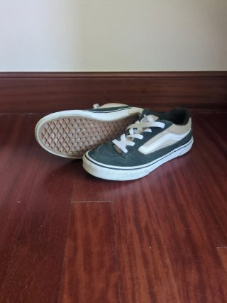 Zapatillas Vans Verde y Beige
