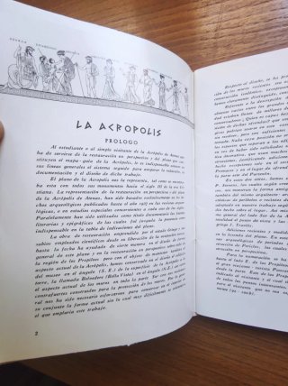 Guía de la Acrópolis con precioso mapa desplegable