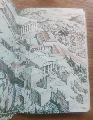 Guía de la Acrópolis con precioso mapa desplegable