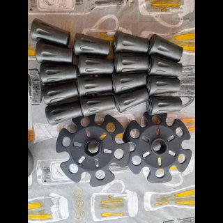 Puntas y rosetas para bastones de trekking