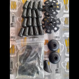 Puntas y rosetas para bastones de trekking