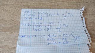 Escritorio madera con cajones