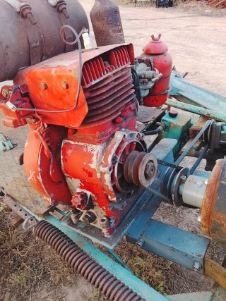 Bertolini 126 Segadora 4 Ruedas Gasolina marcha