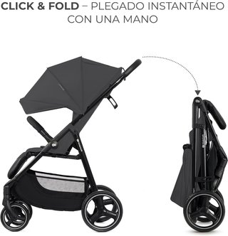 Silla de Paseo Kinderkraft Trig 3 Gris