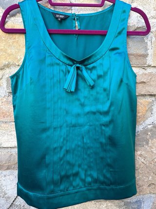 Top HOBB seda verde