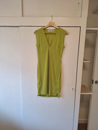 Vestido Etxart Panno Verde Talla M